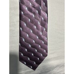 Meeting Street Purple Geometric‎ Silk Neck Tie